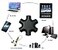MAOYE 5Way Multi Headphone Audio Splitter Connector Headphone 35mm Audio Stereo Splitter Cable 1 Male to 5 Port Female Earphone Headset Adapter Compatible with iPhone Samsung