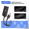 Goshyda USB to 35mm Jack Audio Sound Card Adapter for Kingston Cloud II Gaming Headset 71 Channel USB Sound Card for PS5 for Series X S