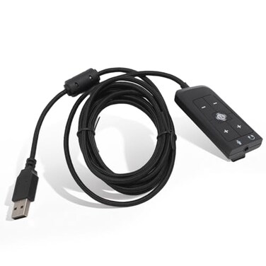 Goshyda USB to 35mm Jack Audio Sound Card Adapter for Kingston Cloud II Gaming Headset 71 Channel USB Sound Card for PS5 for Series X S