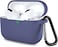 Lerobo Compatible with AirPods Pro 2 CaseSilicone AirPods Pro Case CoverWaterproof Protective Cover for Airpod Pro Supports Wireless Charging with Carabiner Front LED VisibleBlue Gray
