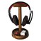 WRIGHTMART Wooden Headphone Stand with Tray Solid Acacia Headset Holder for Desk Organization Universal Fit for Sony Bose Beats Gaming Headsets Controllers