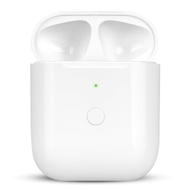 NOCRLG Compatible for AirPods Charging Case Replacement AirPod 1st 2nd Generation 550mAh with Wireless Charging Bluetooth Pairing Sync Button No Earbuds for AirPods 1st 2nd
