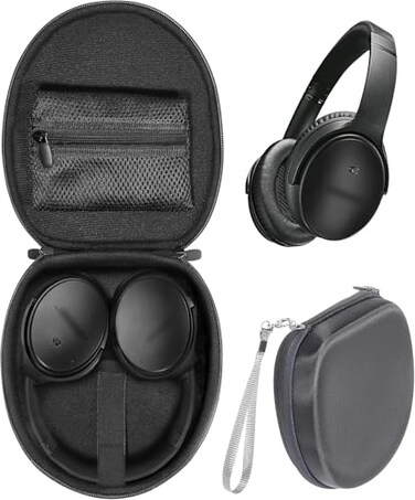 CaseSack Headphone Case for Bose QuietComfort QC45 QC35II QC35 QC25 QC15 QC3 QC2 AroundEar AE2w AE2i AE2 TP1 SoundLink OnEar OE OE2 OE2i