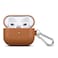 LOPIE Leather Case with Clip for AirPods 3 Released in 2021 Handmade Case FullyWrapped with FullGrain Leather Protective Hard Cover for Gen 3 AirPods Not for AirPod Pro 3rd Generation Blue