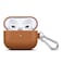 LOPIE Leather Case with Clip for AirPods 3 Released in 2021 Handmade Case FullyWrapped with FullGrain Leather Protective Hard Cover for Gen 3 AirPods Not for AirPod Pro 3rd Generation Blue