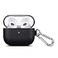 LOPIE Leather Case with Clip for AirPods 3 Released in 2021 Handmade Case FullyWrapped with FullGrain Leather Protective Hard Cover for Gen 3 AirPods Not for AirPod Pro 3rd Generation Black