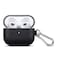 LOPIE Leather Case with Clip for AirPods 3 Released in 2021 Handmade Case FullyWrapped with FullGrain Leather Protective Hard Cover for Gen 3 AirPods Not for AirPod Pro 3rd Generation Black