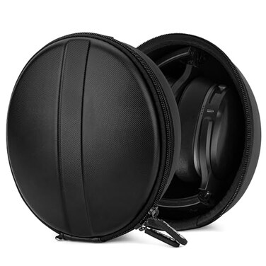 Geekria Shield Headphones Case Compatible with Skullcandy Crusher ANCEvo360 Hesh 3 Venue Replacement Hard Shell Travel Carrying Bag with Cable Storage Black