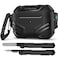 MOBOSI for AirPods Pro 2 Case with Lock Compatible with AirPod 2nd Gen Cover Fit for MagSafe Military Grade Hard Shell for iPods Pro2 with Cleaner Kit Keychain for Men2023 Black