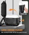 MOBOSI for AirPods Pro 2 Case with Lock Compatible with AirPod 2nd Gen Cover Fit for MagSafe Military Grade Hard Shell for iPods Pro2 with Cleaner Kit Keychain for Men2023 Black