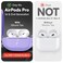 Keybudz for AirPods Pro 2 Case with Lock Fully Waterproof AirPods Pro 2nd Generation Case Cover Keychain Rugged Tough Protection Hard Shell and Carabiner for USBCLightning Wild Lavender