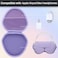 Lebakort Hard Case Compatible with Apple AirPods Max 2 Apple AirPods Max OverEar Headphones Purple Case