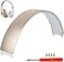 Lnvecnc by Dre Studio 2 Headband Replacement Parts as Same as The OEM Arch Band B0501 Accessories Compatible with Beats by Dr Dre Studio2 WiredWireless Model B0500B0501 Headphones Gold