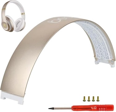 Lnvecnc by Dre Studio 2 Headband Replacement Parts as Same as The OEM Arch Band B0501 Accessories Compatible with Beats by Dr Dre Studio2 WiredWireless Model B0500B0501 Headphones Gold