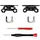 Fadmew WH1000XM4 Hinge Swivels as Same as the OEM XM4 Hinge Spins Replacement Parts Accessories Compatible with Sony WH1000XM4 Noise Cancelling Headphones Black