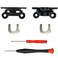 Fadmew WH1000XM4 Hinge Swivels as Same as the OEM XM4 Hinge Spins Replacement Parts Accessories Compatible with Sony WH1000XM4 Noise Cancelling Headphones Black