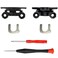 Fadmew WH1000XM4 Hinge Swivels as Same as the OEM XM4 Hinge Spins Replacement Parts Accessories Compatible with Sony WH1000XM4 Noise Cancelling Headphones Black