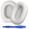 Aurivor Genuine Leather Ear Pads Cushions for Sony XM5 Noise Canceling Headphones Premium WH1000XM5 Replacement Earpads Covers with Soft Lambskin Leather Optimized Memory Foam LambskinSilver