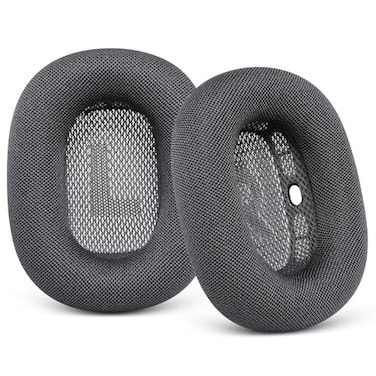 G GVOEARS Mesh Ear Cushions for Apple AirPods Max Upgraded Ear Cup Covers for Airpods Max 1 2 Generation Headphones Original Silicone Design Strong Magnet Space Gray