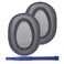 Adhiper WHH900N Replacement Ear Pads Protein PU Leather Ear Cushion Compatible with Sony WHH900N and MDR100ABN Headphones Dark Grey