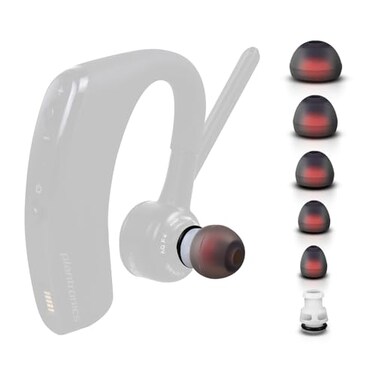 CHOCKALOTTA Eartip Adapter Compatible with PlantronicsPoly Voyager 5200 Voyager 5030 Series Voyager Legend Classic Headsets 2Pack