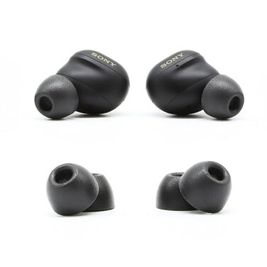 Comply Memory Foam Replacement Earbud Tips for Sony True Wireless Earbuds Ultimate Comfort Secure Fit Superior Noise Isolation Anti Slip Prevent From Falling Out Black Small 3 Pairs