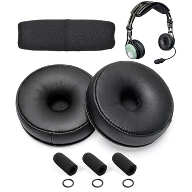 Voarmaks Refresh Kit for DC PRO Series Compatible with David Clark DC Pro X DC Pro X2 Aviation Headsets Including Ear Seals 3 Mic Covers Soft Fabric Head Pad