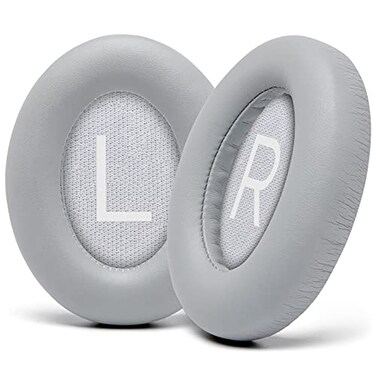 WC Wicked Cushions Upgraded Replacement Ear Pads for Bose 700 Noise Cancelling Headphones NC700 Softer PU Leather Luxurious Memory Foam Added Thickness Extra Durable Ear Cushions Silver