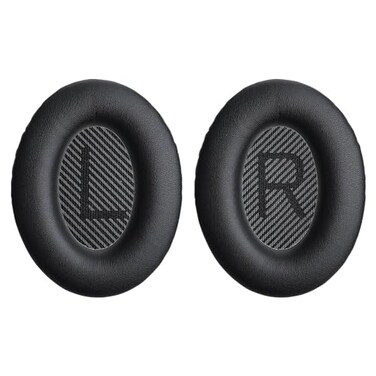 Aurivor Replacement EarPads Cushions for Bose QuietComfort QC35 QC35ii QC25 QC15 QC2 Headphone Ae2Ae2iAe2W SoundLink SoundTrue AroundEar with Soft Protein Leather Added Thickness Black