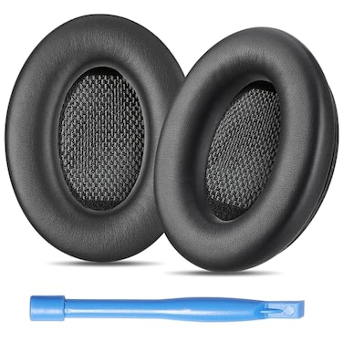 AHG Accessory House Global QC15 qc2 Ear Pad Replacement Cushion Compatible with Bose QuietComfort 15 and QuietComfort 2 Noise Cancelling Headphones Black Superior Comfort Durability Extra Thick