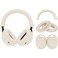 Adhiper 3Sets Silicone Sweat Case Cover for Sony WH1000XM5 Headphones Embody XM5 Earpad CoverEar CoversHeadband Cover Protector Washable Sweatproof Soft Silicone Headphone AccessoriesOff White
