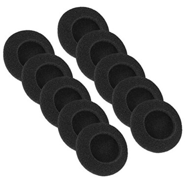 QUALYP&Atilde;&permil; Ear Cushions Foam Replacement 60mm24 Disposable Headphone Headset Earphones Sponge Covers 5Pairs