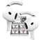 DamonLight 4 Pairs Ear Hooks for AirPods 4th Generation Added Storage Pouch Anti Slip Sport Ear Tips Accessories Compatible with AirPods 4 2024 Released S L