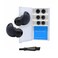 Comply TrueGrip Premium Memory Foam Replacement Earbud Tips for Samsung Galaxy Buds2 Pro Enhanced Comfort Secure Fit Superior Noise Isolation Cleaning Tool Black Medium 3 Pairs