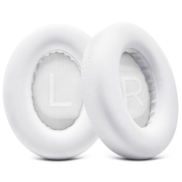 G GVOEARS Replacement Ear Pads for Bose NC700 Noise Cancelling Headphones Upgrade Protein Leather Earpad Cushions for Bose 700 OverEar Headset Soapstone White