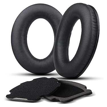G GVOEARS Replacement Ear Pads for Bose Aviation A20 Earpads Cushions Compatible with Bose Aviation Headset X A10 A20 Durable Leather Slow Rebound Memory Foam Black
