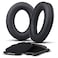 G GVOEARS Replacement Ear Pads for Bose Aviation A20 Earpads Cushions Compatible with Bose Aviation Headset X A10 A20 Durable Leather Slow Rebound Memory Foam Black