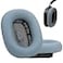Laselan Upgraded Silicone Ear Cushions for AirPods Max Headphones 2024 Protein Leather Covered Ear Pads with Silicone Memory Foam and Magnet Blue