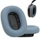 Laselan Upgraded Silicone Ear Cushions for AirPods Max Headphones 2024 Protein Leather Covered Ear Pads with Silicone Memory Foam and Magnet Blue