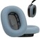Laselan Upgraded Silicone Ear Cushions for AirPods Max Headphones 2024 Protein Leather Covered Ear Pads with Silicone Memory Foam and Magnet Blue
