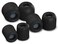 Comply Memory Foam Replacement Earbud Tips for Beats Powerbeats Pro Beats Flex Beats X Powerbeats 1 2 3 Ultimate Comfort Secure Fit Superior Noise Isolation Black SML 3 Pairs