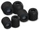 Comply Memory Foam Replacement Earbud Tips for Beats Powerbeats Pro Beats Flex Beats X Powerbeats 1 2 3 Ultimate Comfort Secure Fit Superior Noise Isolation Black SML 3 Pairs