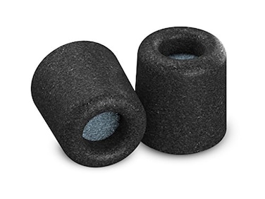 Comply Memory Foam Replacement Earbud Tips for Bang and Olufsen Play Beoplay Earbuds Ultimate Comfort Secure Fit Superior Noise Isolation Black Small 3 Pairs