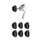 Comply Memory Foam Replacement Earbud Tips for Apple AirPods Pro 1 2 Ultimate Comfort Secure Fit Superior Noise Isolation Anti Slip Prevent From Falling Out Black Medium 3 Pairs