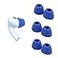 Comply Memory Foam Replacement Earbud Tips for Apple AirPods Pro 1 2 Ultimate Comfort Secure Fit Superior Noise Isolation Anti Slip Prevent from Falling Out Blue SML 3 Pairs