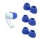 Comply Memory Foam Replacement Earbud Tips for Apple AirPods Pro 1 2 Ultimate Comfort Secure Fit Superior Noise Isolation Anti Slip Prevent from Falling Out Blue SML 3 Pairs
