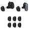 Comply Memory Foam Replacement Earbud Tips for Bose QuietComfort II Ultra 12 Ultimate Comfort Secure Fit Superior Noise Isolation Black Medium 3 Pairs