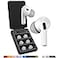 AutoLine Pro Foam Masters UltraPremium Memory Foam Ear Tips for AirPods Pro 1st 2nd Gen 3 Pairs New Ver Secure Fit Super Comfort Better Noise Cancel Replacement Buds Medium Gray