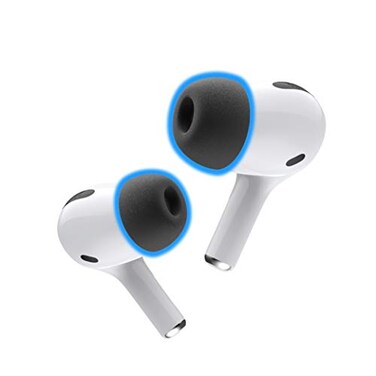 AutoLine Pro Foam Masters Memory Foam Ear Tips for AirPods Pro 1st 2nd Gen Comfortable Secure Better Noise Cancellation Version 30 Replacement Buds Small 3 Pairs Black