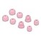 luakesa Replacement Eartips Silicone Earbuds Buds Set for Powerbeats Pro Beats Wireless Earphone Headphones4 Pair Pink